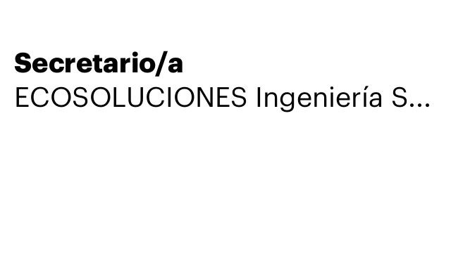 Secretario/a