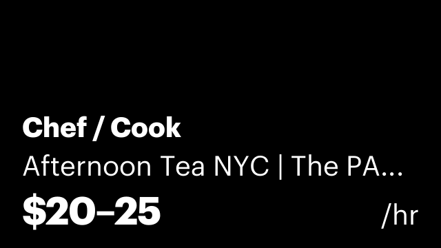 Chef / Cook