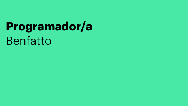 Programador/a