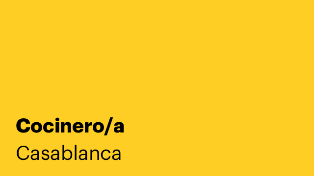 Cocinero/a