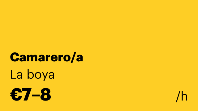 Camarero/a