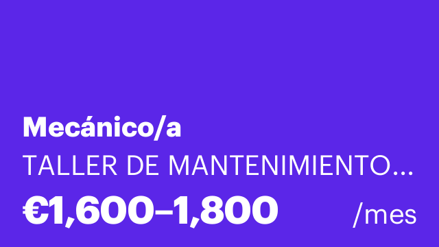 Mecánico/a