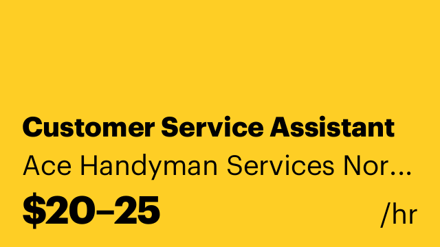 Customer Service Assistant