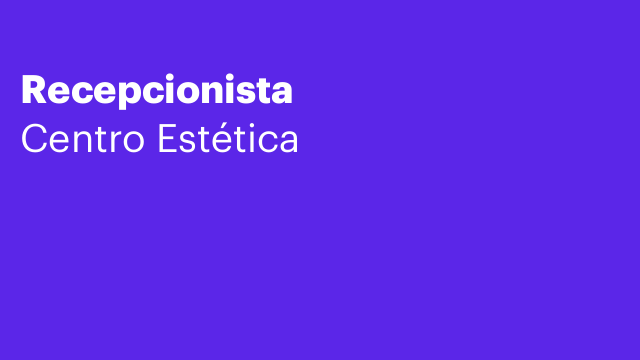Recepcionista