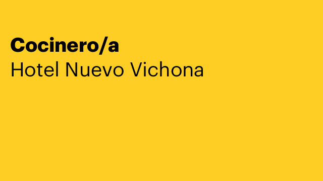 Cocinero/a