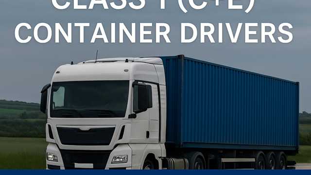 Class 1 (C+E) Container Driver