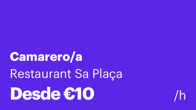 Camarero/a