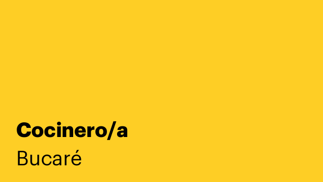 Cocinero/a
