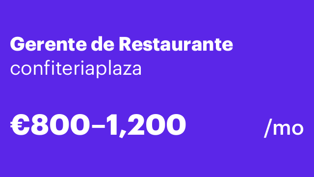 Gerente de Restaurante