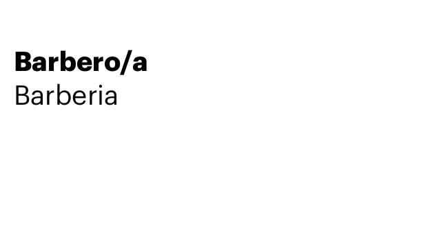 Barbero/a