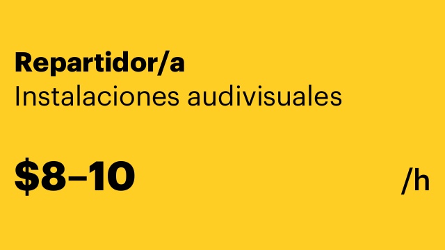 Repartidor/a