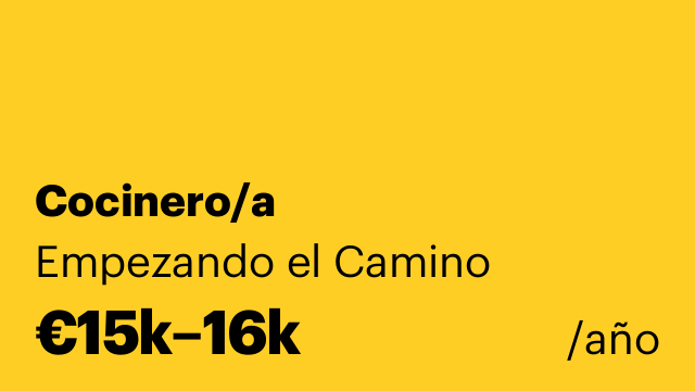 Cocinero/a