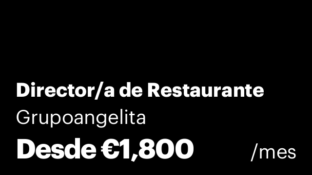 Director/a de Restaurante
