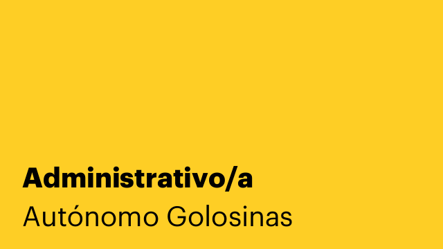 Administrativo/a