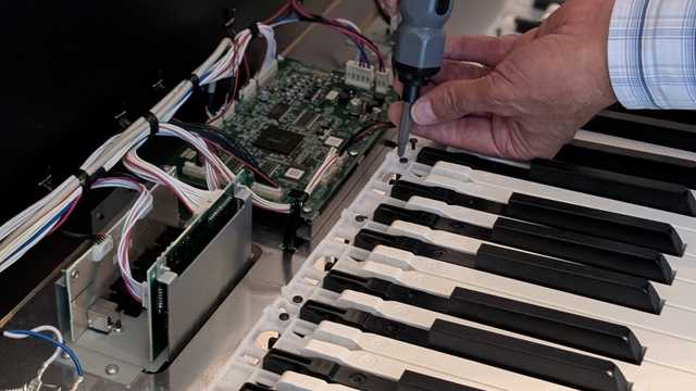 Tecnico electronico de pianos digitales