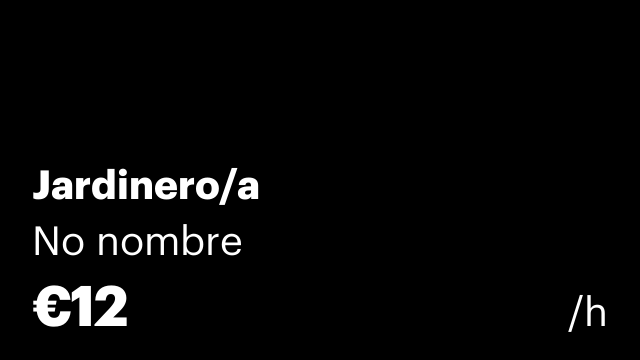 Jardinero/a