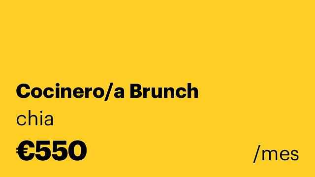 Cocinero/a Brunch