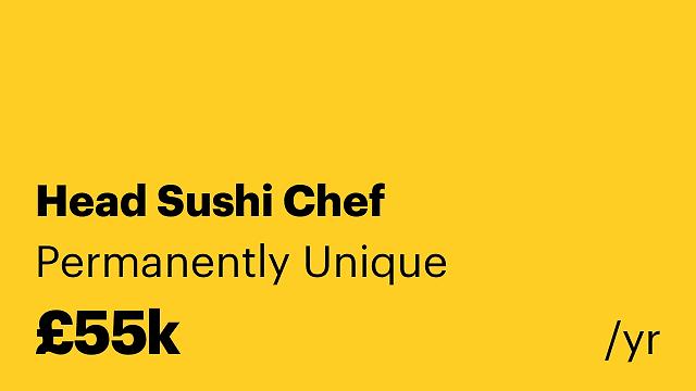 Head Sushi Chef
