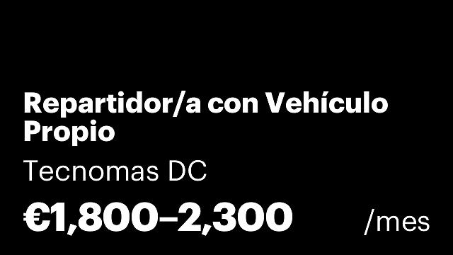 Repartidor/a con Vehículo Propio