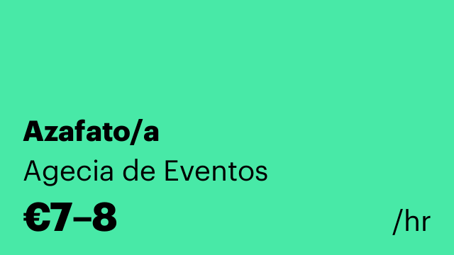Azafato/a