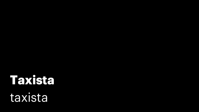 Taxista