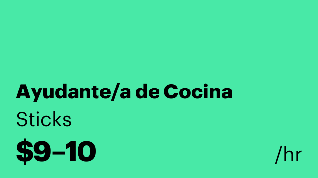Ayudante/a de Cocina