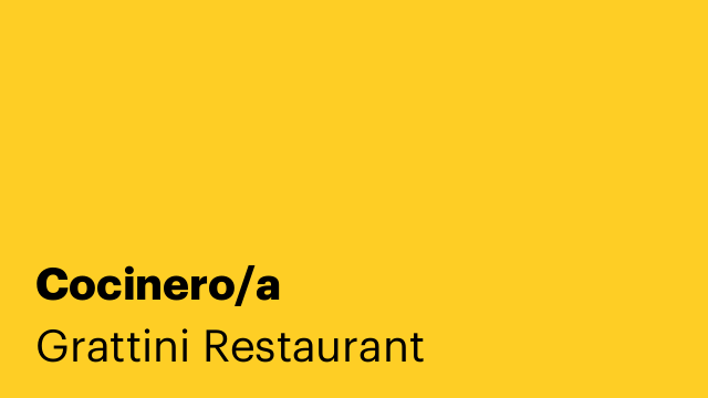 Cocinero/a