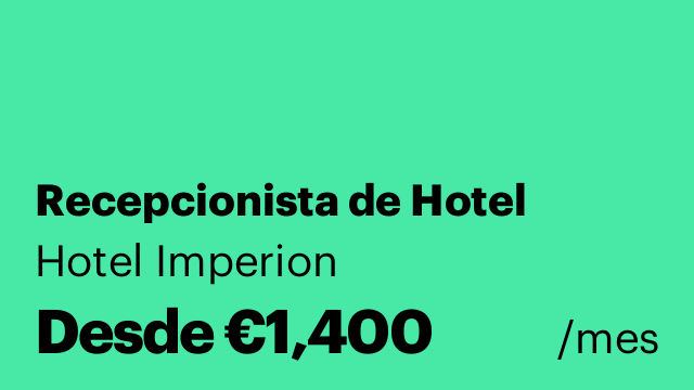 Recepcionista de Hotel