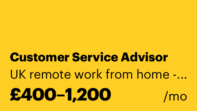 Customer Service Advisor