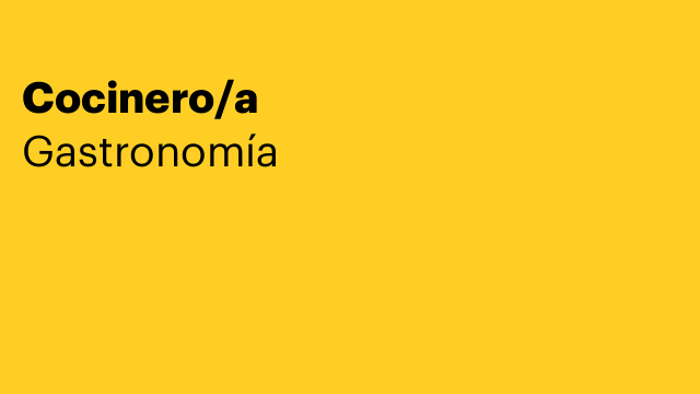 Cocinero/a