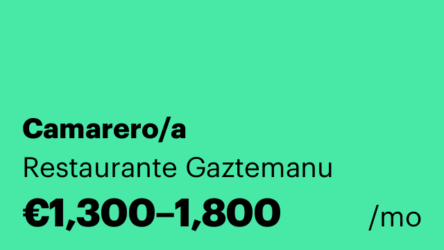 Camarero/a