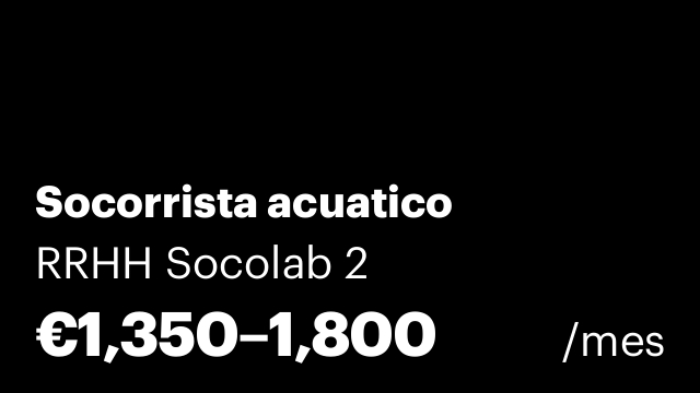 Socorrista acuatico