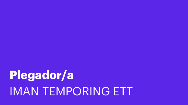Plegador/a