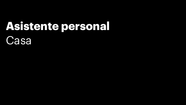 Asistente personal