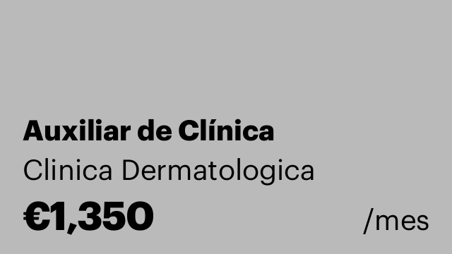 Auxiliar de Clínica