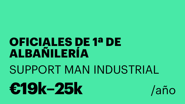 OFICIALES DE 1ª DE ALBAÑILERÍA