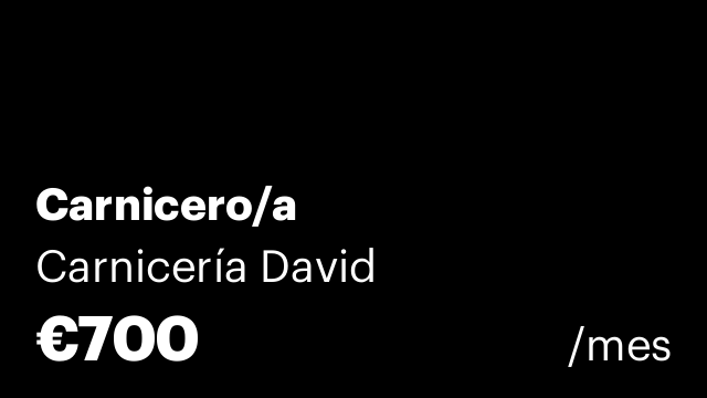 Carnicero/a