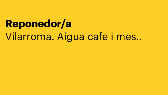 Reponedor/a