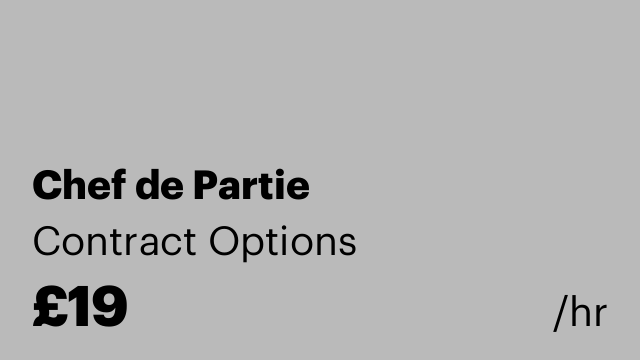 Chef de Partie