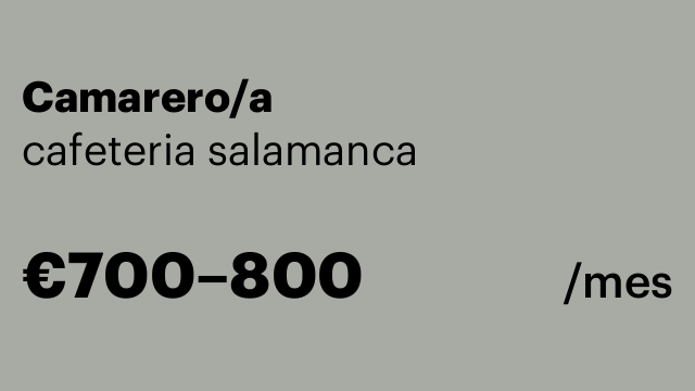 Camarero/a