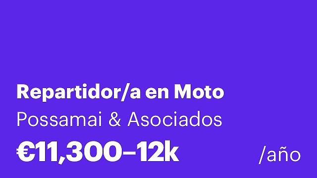 Repartidor/a en Moto