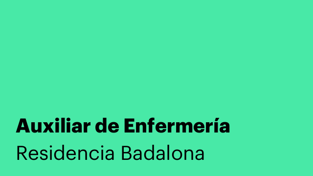 Auxiliar de Enfermería