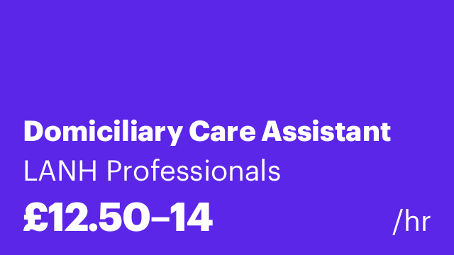 Domiciliary Care Assistant