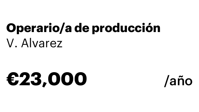 Operario/a de producción