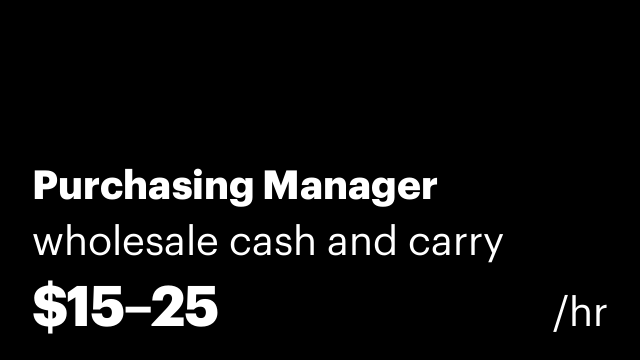 Purchasing Manager