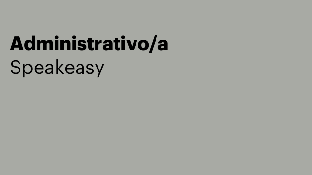 Administrativo/a
