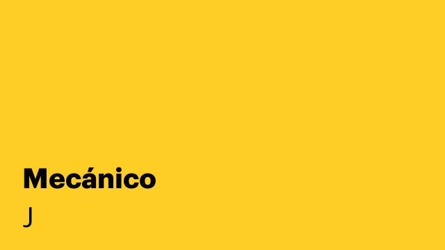 Mecánico