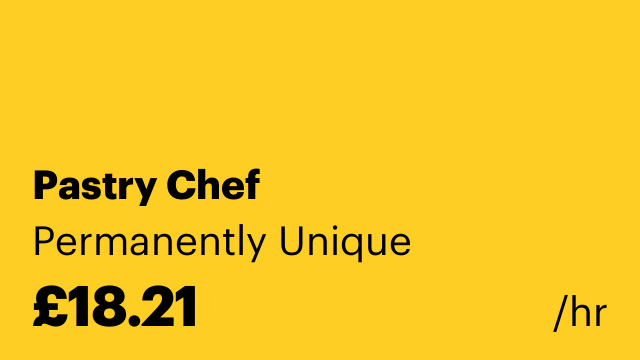 Pastry Chef
