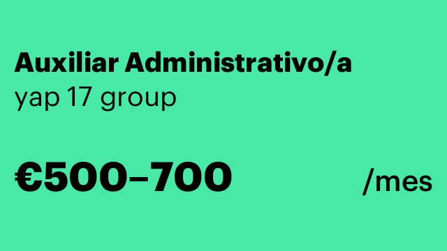 Auxiliar Administrativo/a