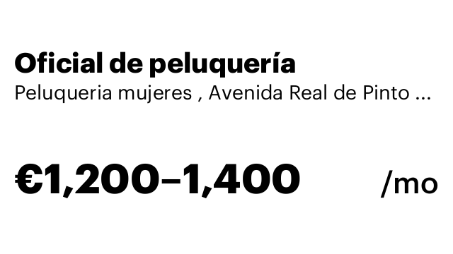 Oficial de peluquería